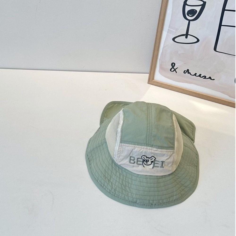 Adjustable Baby Bucket Hat Quick Drying Kids Sun Protection Cap Cute Children Fisherman Cap  Summer