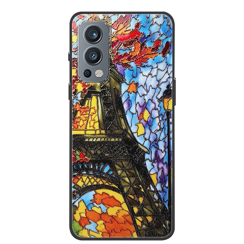 För Oneplus Nord 2 5G Fodral 3D Drake Prägling Mjuk TPU Silikon Baksidesfodral För Oneplus Nord2 5G One Plus Nord 2 Coque Bumper