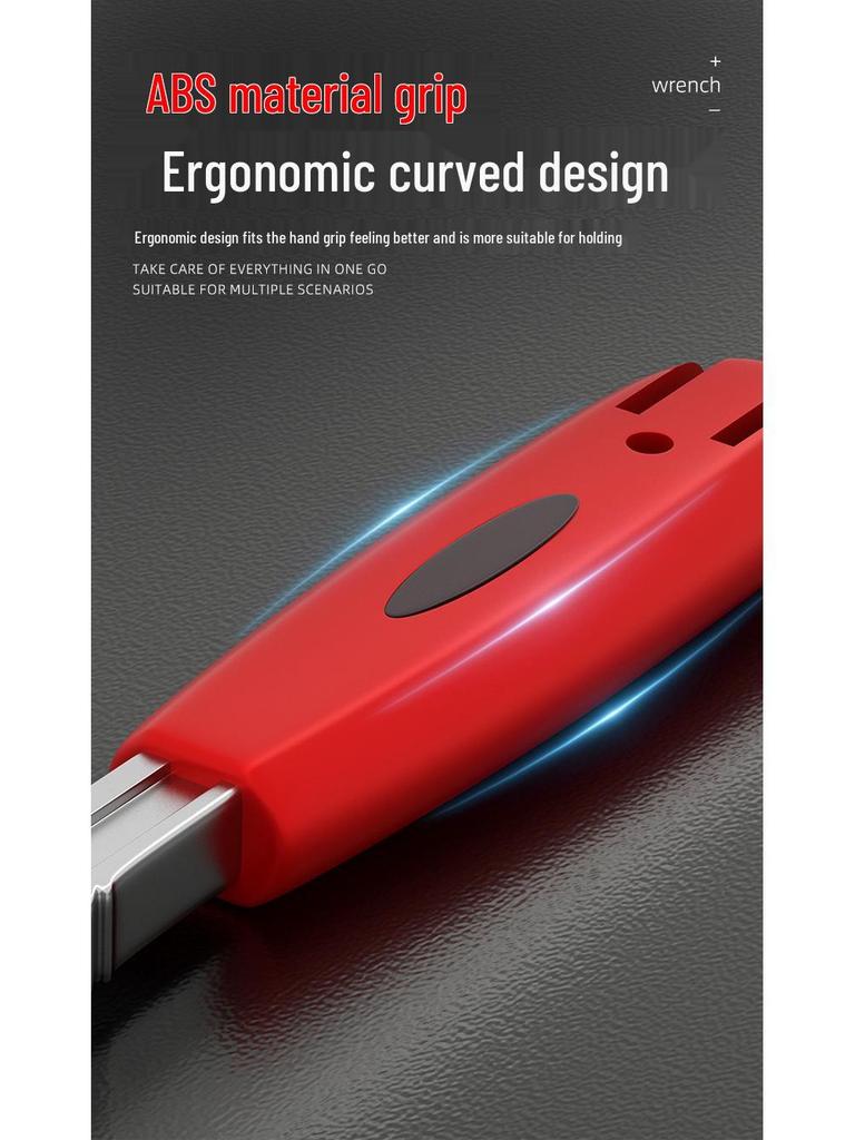 Universal Multifunctional Large-Opening Bathroom Wrench for Drains, Faucets & Sinks