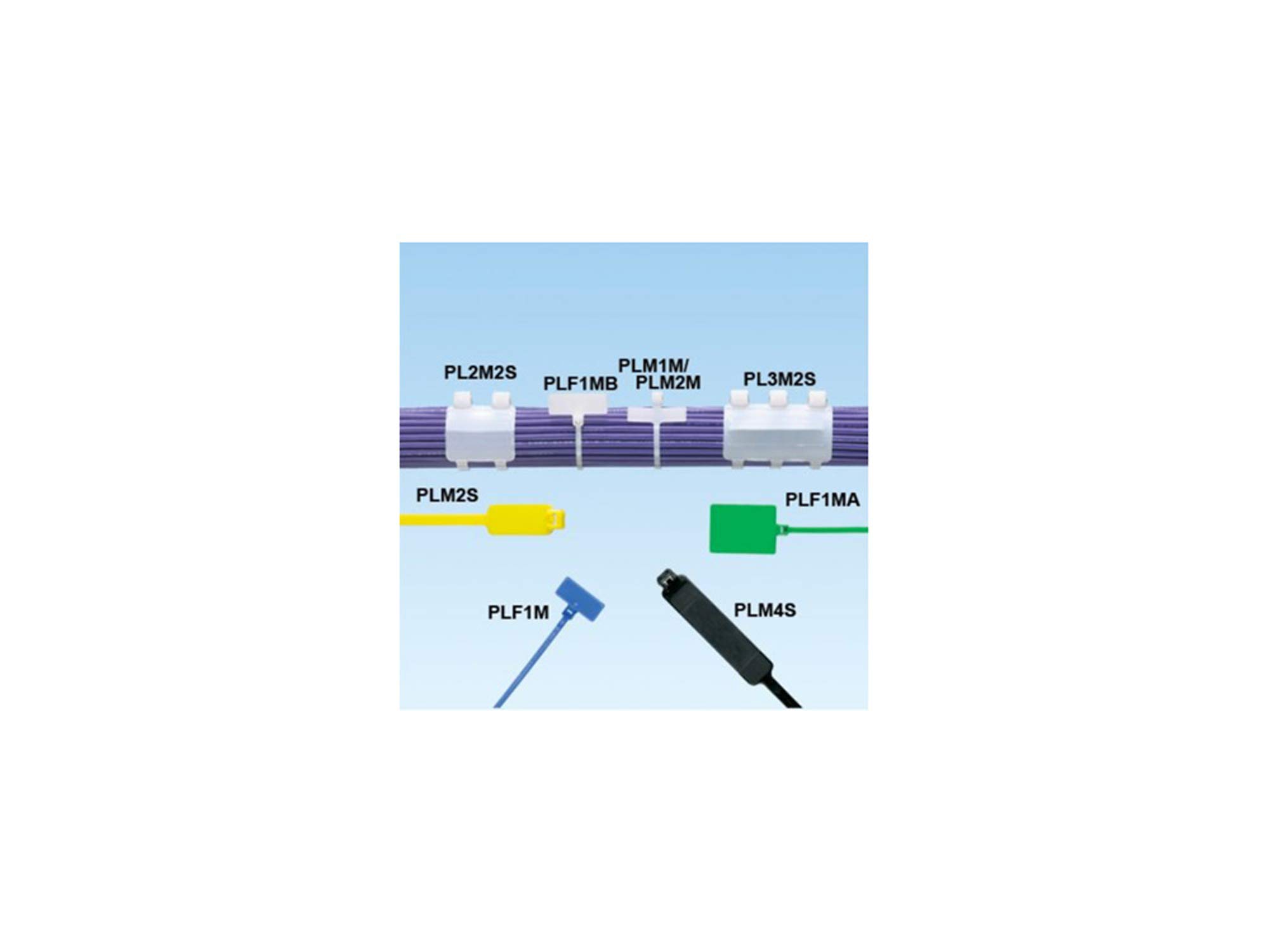 

Panduit Flag type nylon cable tie white PLF1M-M10