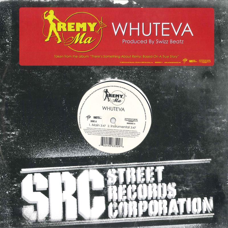 

12inch Record REMY MA - Whuteva B000504311 STREET 2005 US Rap & Hip-Hop/R&B Used