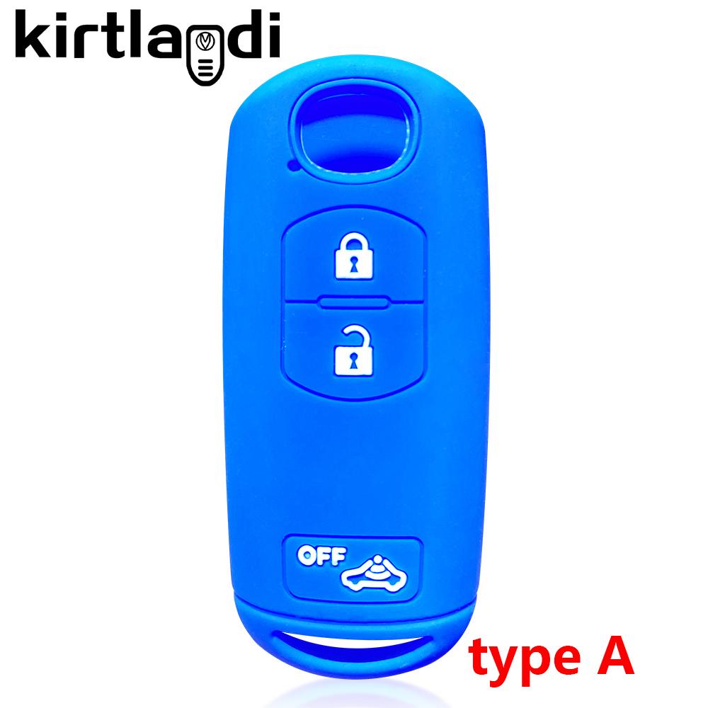 Silicone Car Cover Key Case Skin for Mazda 2 5 3 6 CX-3 CX-5 CX-7 CX-8 CX-9 Mazda3 Mazda6 Sch5 Demio X5 Holder 3 4 Button Remote