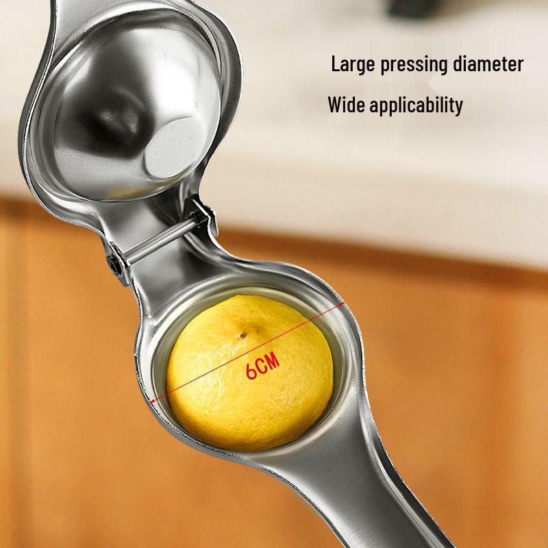 Lemon & Orange Hand-Press Juicer - Stainless Steel Manual Squeezer