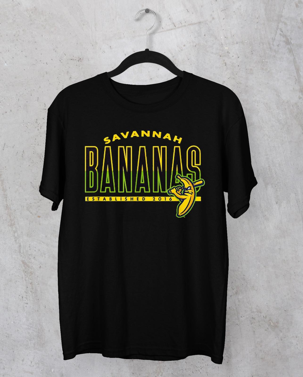 Savannah Bananas T-Shirt Mens Womens Tees Top short sleeve All sizes Unisex JJ4314 4XL