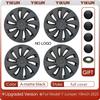 4PCS Wheel Cap for Tesla Model Y Juniper 19 Inch Crossflow Hubcap Performance Replacement Full Rim Cover Accessories 2025 2026