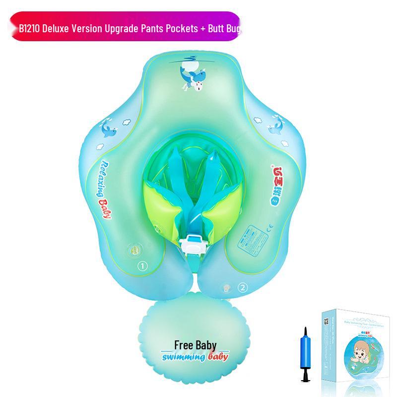 Anti-Flip Baby Swimming Ring: Armpit Floater for 0-3 Year Olds