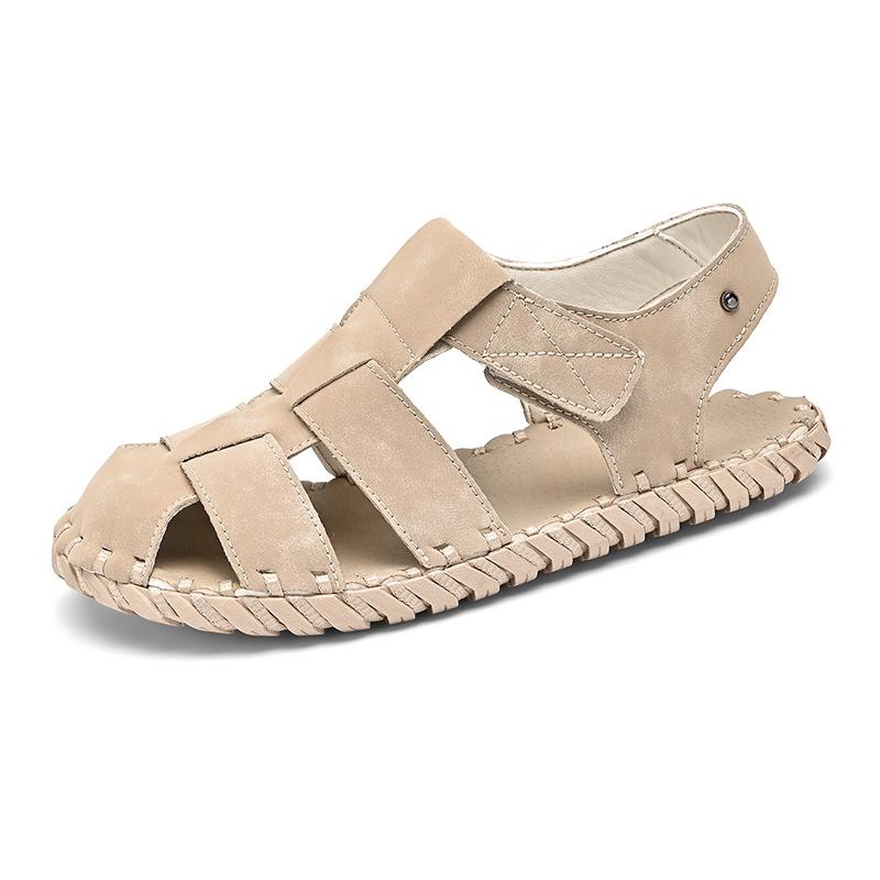 Fashion Men's Big Size 46 Sandals Summer Shoes Open-Toed Slippers Soft Roman Comfortable Footwear Outdoor Beach Walking Footwear