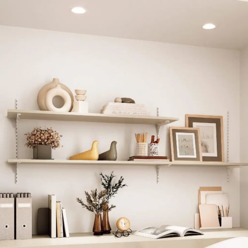 Wood One Solid Color Shelf, Finished Shelf, STT0780I-D1I-G3, Warm Gray, 780 X 300 X 20mm