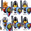 Hochwertige Mittelalterliche Fantasy-Kreatur Hochwertige Ritter Hochwertige Figuren Hochwertiges Gebäude Hochwertige Bausteine Hochwertige Römisches Heer
