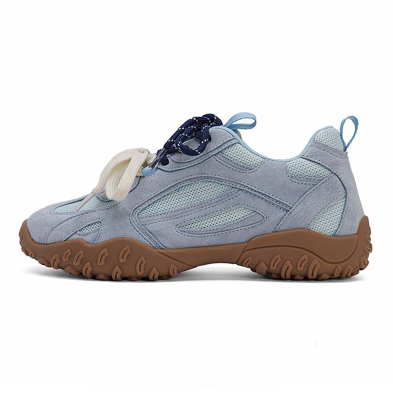 2024 Damen Trendige Mesh Freizeitschuhe - Atmungsaktiv, Dicke Sohle, Retro Deutscher Stil