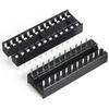 10pcs/Lot IC Sockets 6P/8P/14P/16P/18P/20P/24P/28P DIP IC Sockets Adaptor Solder Integrated Circuits Electronic Component
