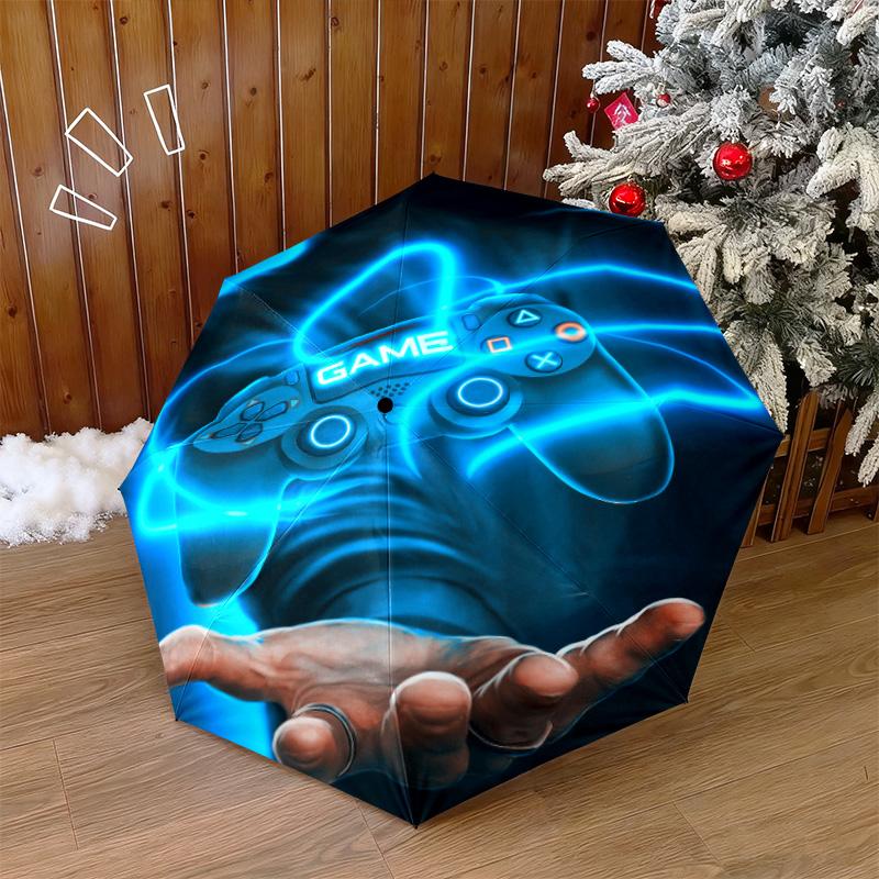 1PC Game Controller Automatic Umbrella - Suitable Travel Outdoor Portable Umbrella Birthday Gift Daily Essentials