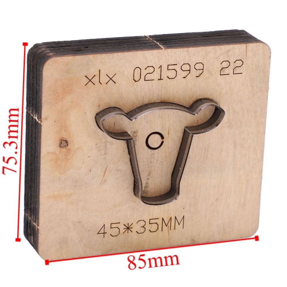 

Alloy Steel Leather Cutting Die Bull Head Shape Craft Tool DIY Punch Cutter For Leather Craft Bull Head Shape