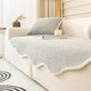 Nordic Solid Color Sofa Cover for Living Room Non-Slip Thick Plush Couch Cushion Mat Corner Sofa Cover Sofas Towel Home Decor