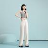 Tennis Jeans for Women In Summer Thin Ice Silk Jeans Wide-leg Pants for Women In Summer Straight Pants for Women