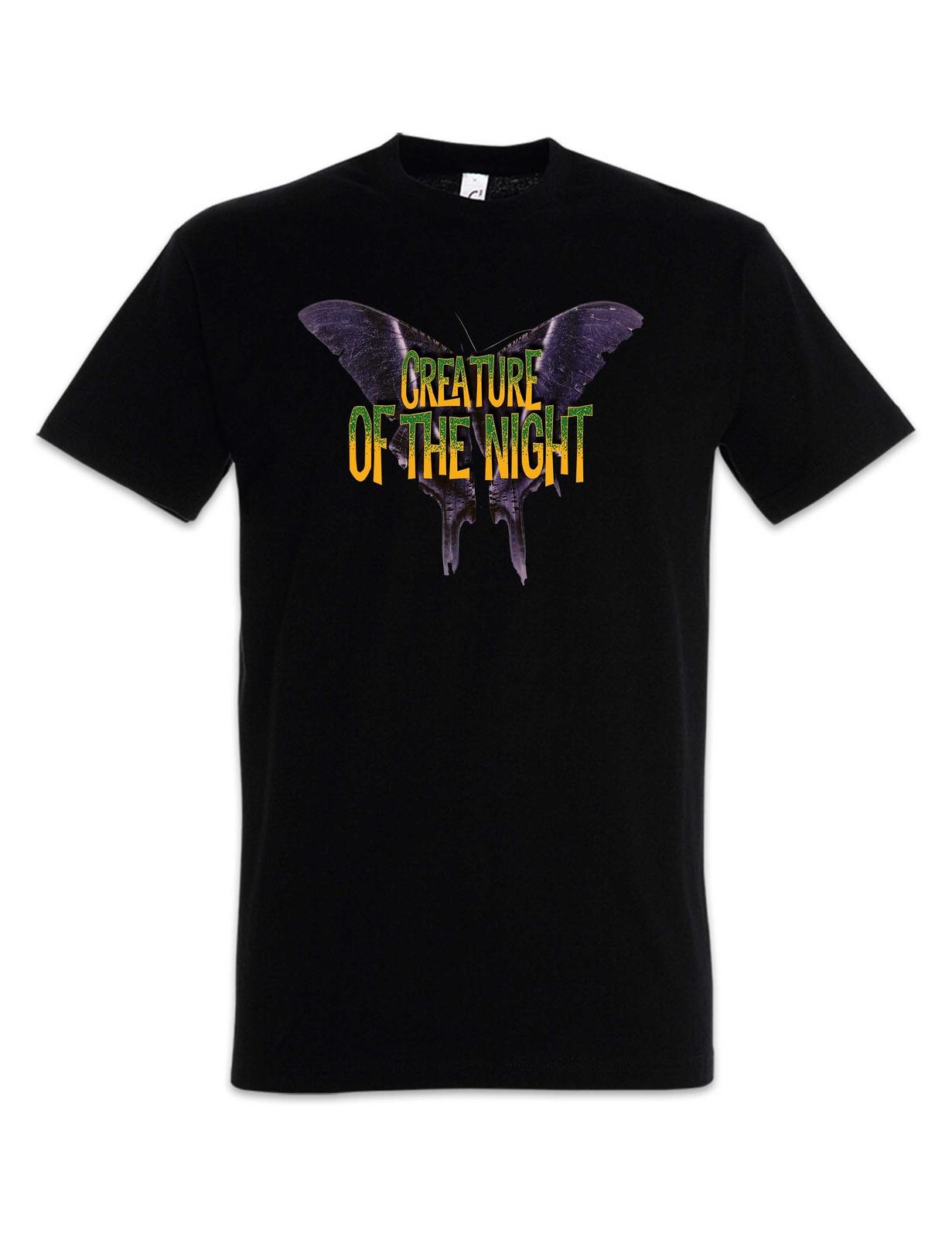Creature Of The Night Butterfly T-Shirt Moth Gothic Oldschool Dark Horror Art 4XL