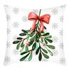 New Christmas Pillowcase Christmas Tree Print Elk Home Decoration Holiday Pillow Pillowcase