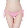 Women's Fashion Transparent Lace Open Crotch Sexy Panties Thong Solid  Color