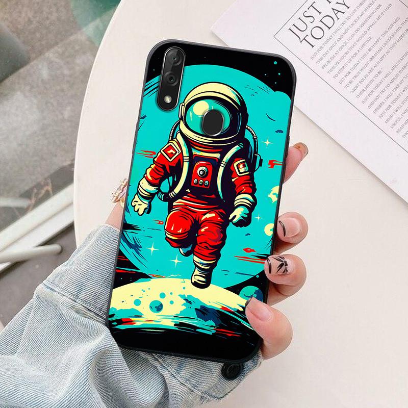 For ZTE Blade V10 Case astronaut Cute Cartoon Print TPU Soft Silicone Cover For ZTE Blade V 10 V10 Vita 2019 Phone Cases Funda