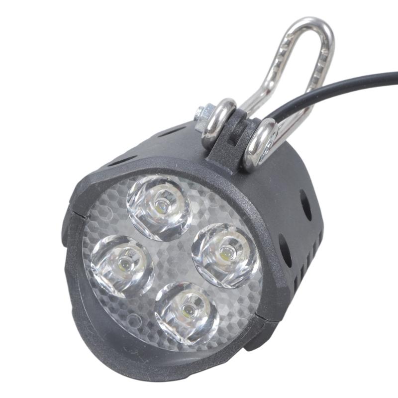 2-v-1 Elektrické svetlo na bicykel Nárazuvzdorné LED svetlo pre E-bike Predné svetlo s klaksónom Skvelý výkon