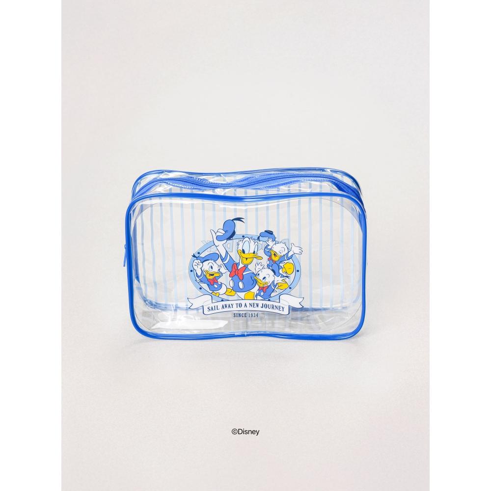 

Daiso Disney Vacation Transparent Pouch Blue