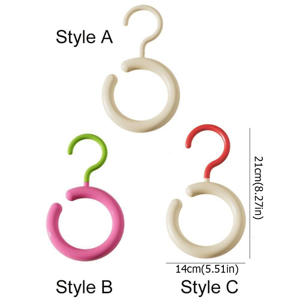Circular Clothing Hanger Hat Rack Clothes Storage Hook Round Scarf Tie Hanger  Wardrobe