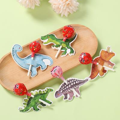 Dinosaurer Lutscher Halter Karte Dino 1. Geburtstag Party Deko Kinder Junge Dschungel Safari Party Gastgeschenke Brüllen Süßigkeiten Karte Baby Shower