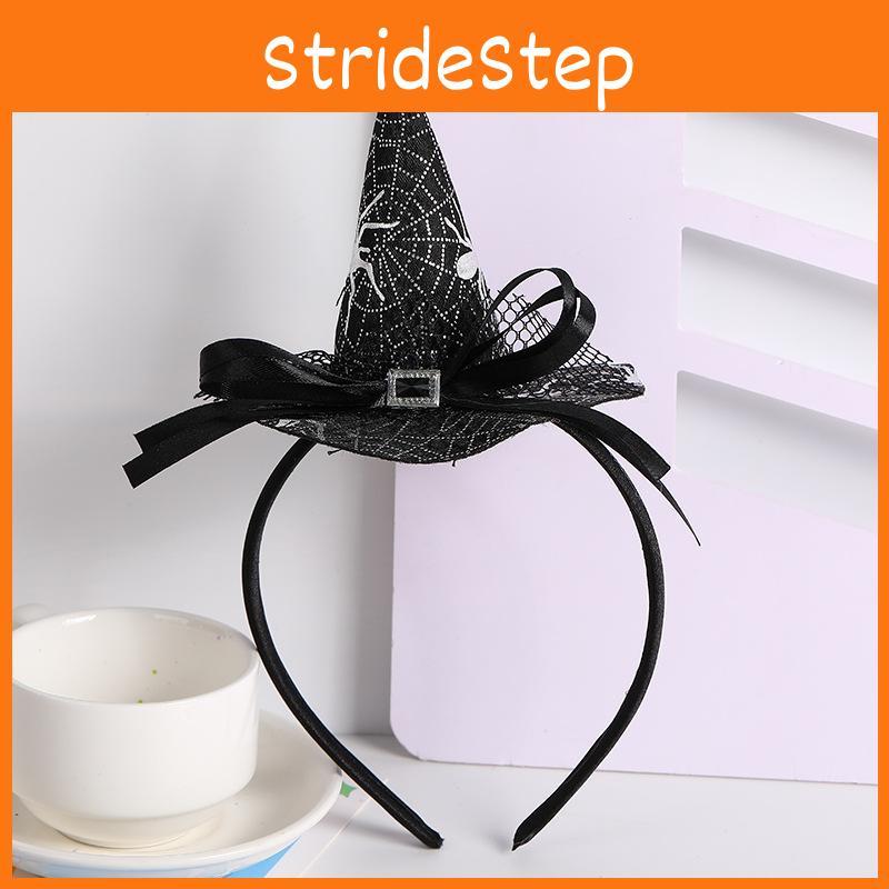 Handgemachtes Halloween-Haaraccessoire mit Spinne und Hexenhut für Cosplay und Partys
