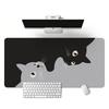 Katzenmuster Extra Großes Gaming-Mauspad Rutschfeste Kante Tastaturteppich XXL Schreibtisch-Mauspad Laptops Gaming-Schreibtischmatte x