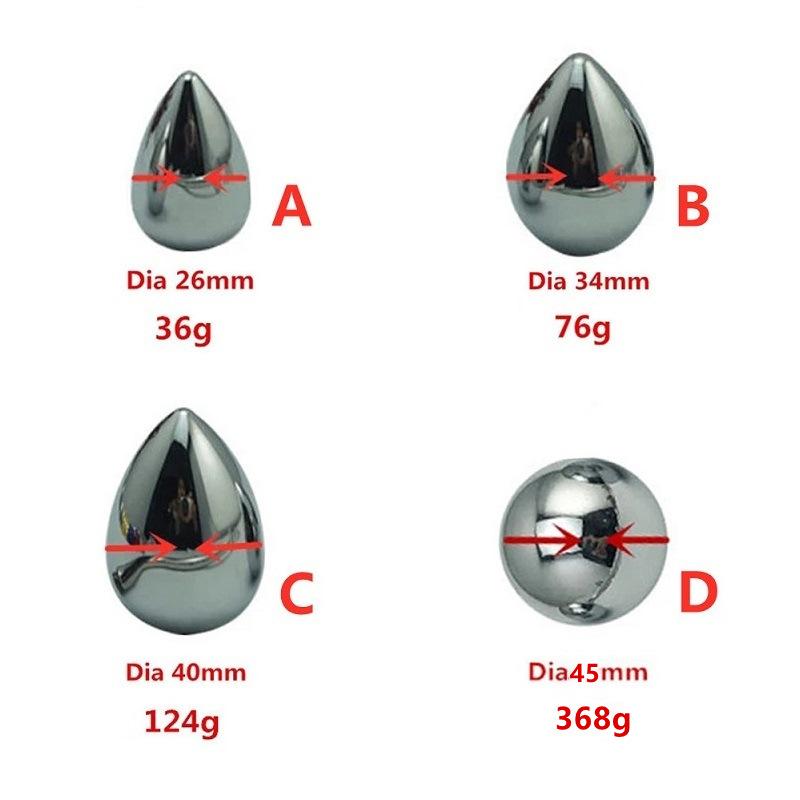 Metal Stainless Steel Anal Plug Scrotum Bondage Sperm Ring Sex Toys Slave Penis Ring BDSM
