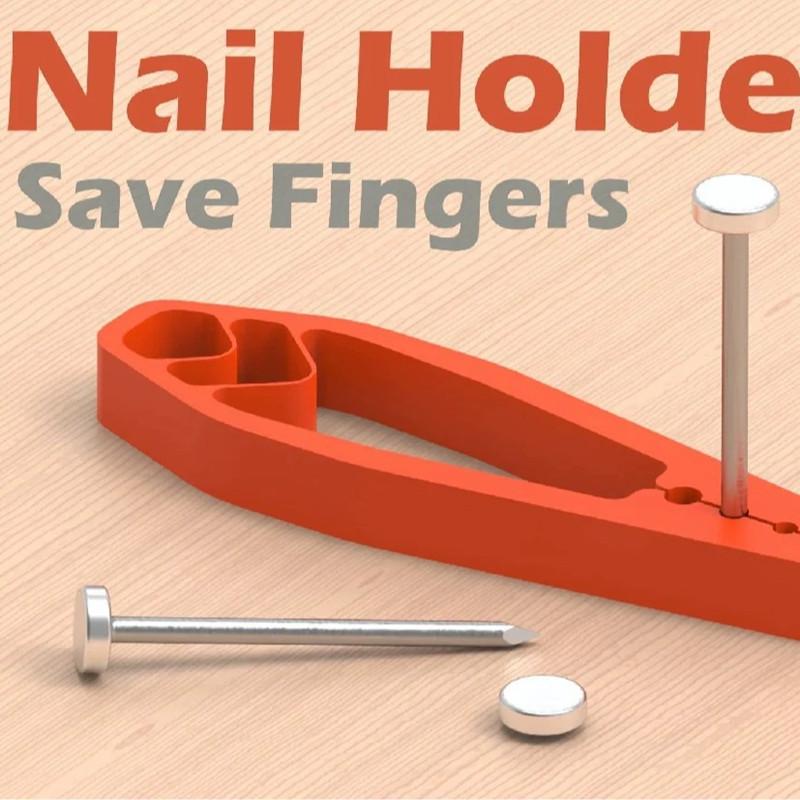 Nail Fixing Tool Plastic Anti-Smashing Finger Guard for Hammer Household Portable Woodworking Pliers Accessory Fixing Assistant