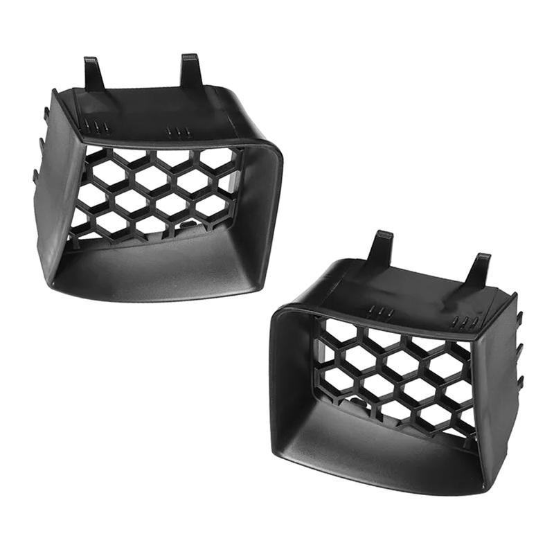 2Pcs Black Front Bumper Grille Cover Mesh Honeycomb Grill for Seat Ibiza Cordoba 6L 2002 2003 2004 2005 2006 2007 2008 2009