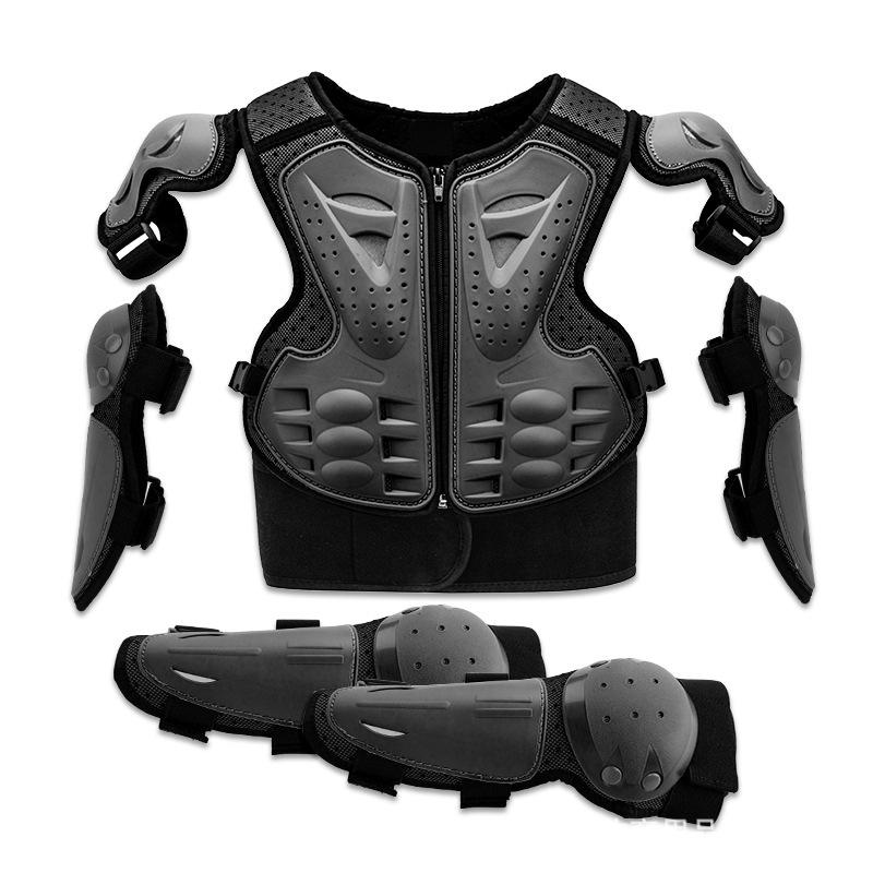 Children's Motorcycle and Bicycle Armor Set - Chest Protector and Protective Gear