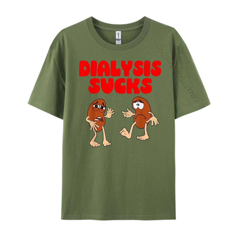 Dialysis Sucks Kidney Renal Failure Patient Harajuku New In Tops & Tees T-shirts Slogan