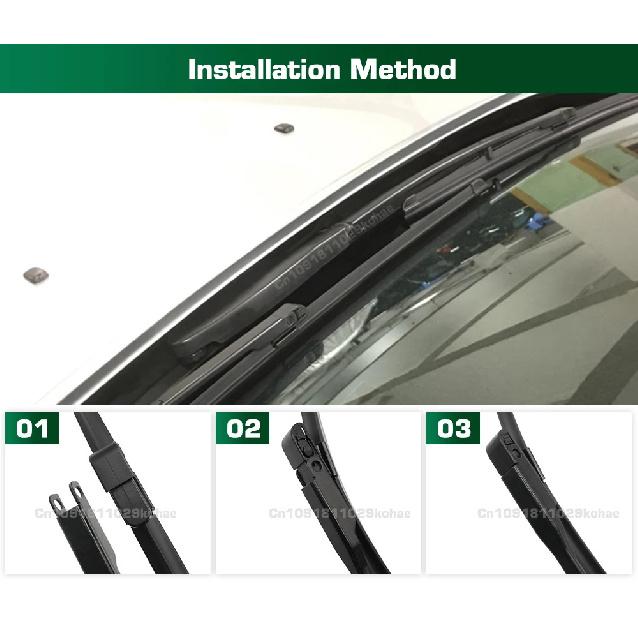 GREATROAD Wiper LHD&RHD Front & Rear Wiper Blades Set For Range Rover L322 Vogue HSE 2002 - 2012 Windshield Windscreen Window