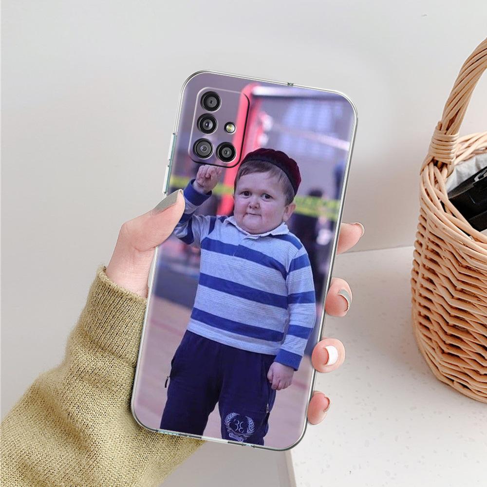Phone Case For Samsung A15 A13 A35 A55 A51 A71 A41 A31 A21S A05 A17 A23 A25 A33 A53 A73 5G A07 4G Cover Funny Babaite Hasbulla