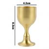 Compact Vintage Brass Wine Glass Drinking Tumbler Cup Mug for Home Bar