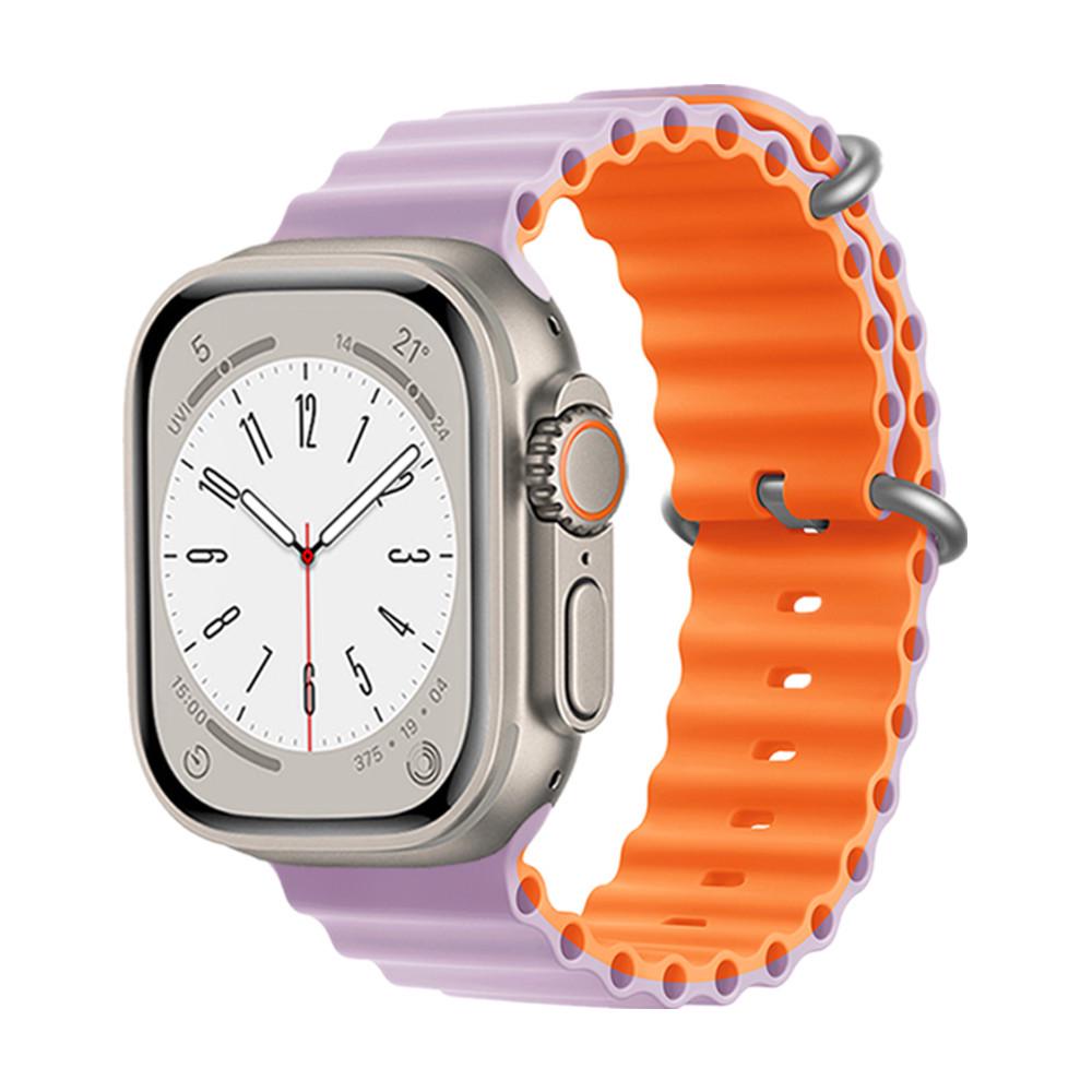 Apple Watch 11 Ultra Silikonarmband mit Doppelschnalle