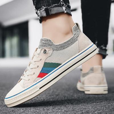 Płócienne buty męskie nowe wiosenne oddychające cienkie dezodorujące casualowe buty na deskę jeden pedał leniwe stare pekińskie buty z tkaniny