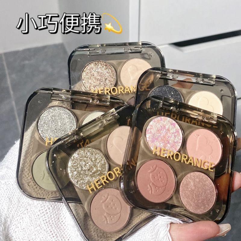 HERORANGE - Four Colors Eyeshadow - Galaxy Journey