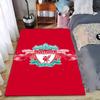 Dywan z logo Liverpool Football Club, Czerwony Dywan, Dekoracja dla Kibica Piłki Nożnej Nadaje się do użytku jako mata antypoślizgowa do salonu sypialni sof