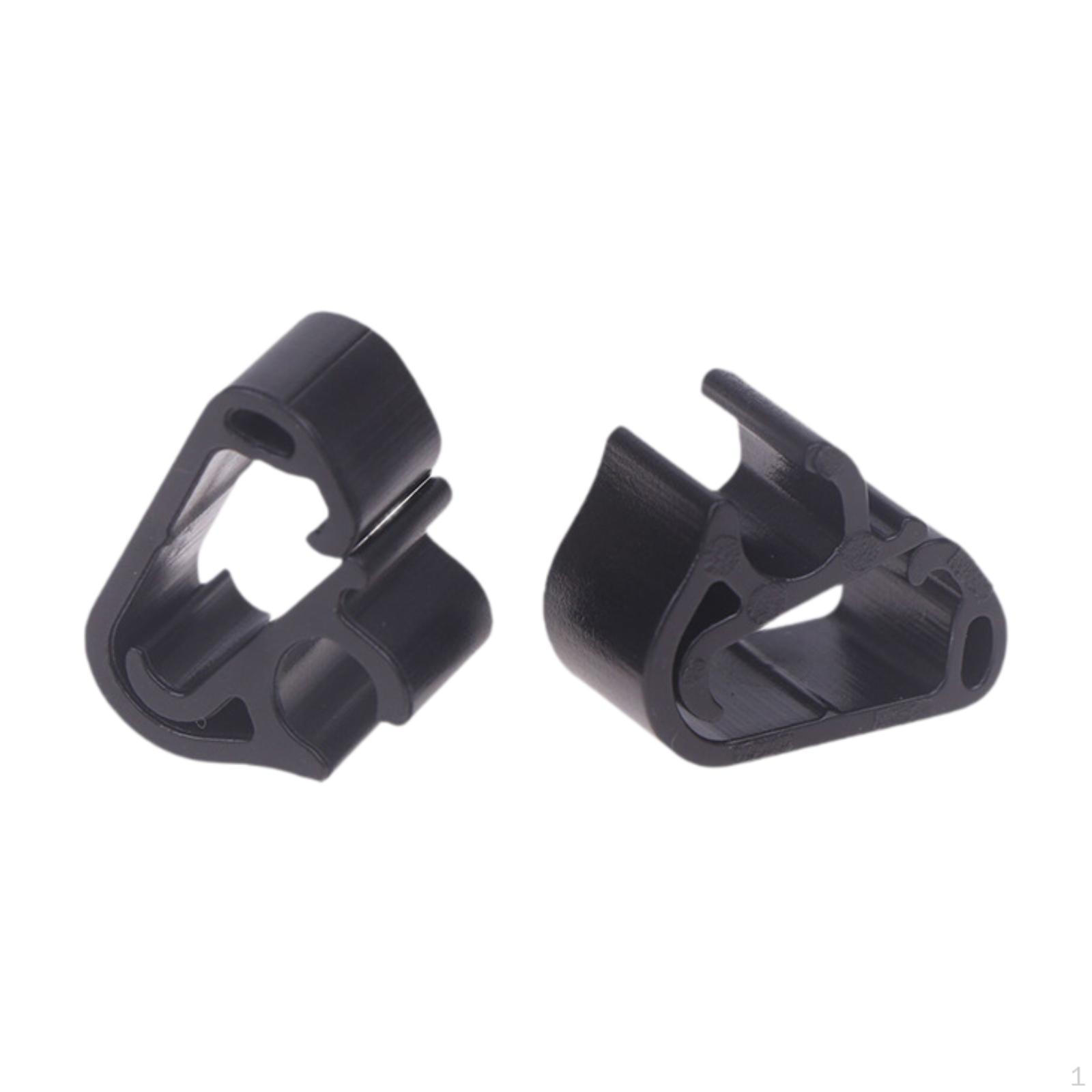 

2Pcs Front Wiper Arm Spray Nozzle Hose Clamps for C5