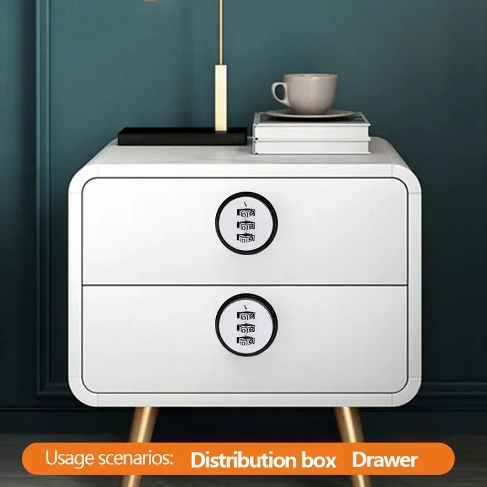 20mm Smart Cam Code Schloss 3-stellige Kombination Passwort Box Schloss für Briefkasten Schranktür Sicherheit
