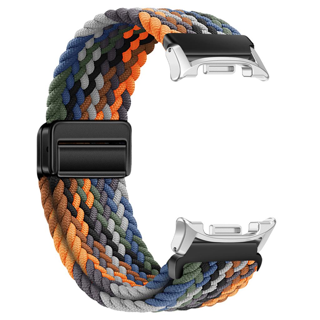 Braided Nylon Band for Samsung Galaxy Watch 8/8 Classic 46mm Magnetic Buckle for Galaxy Ultra 2025/7 47mm Colorful Sport Strap