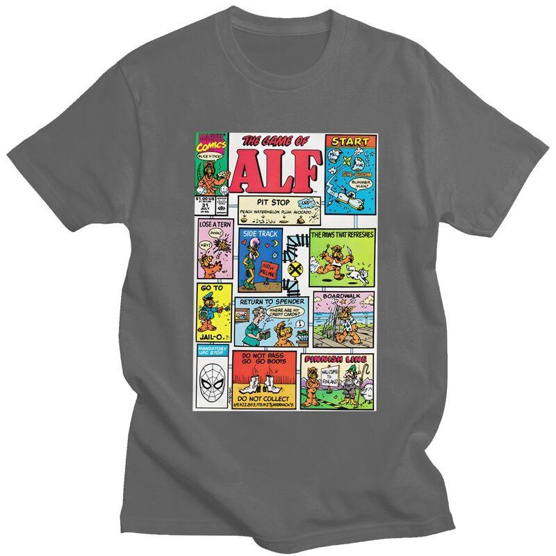 Custom Alien Life Form ALF T Shirt for Men Tshirt Tees Tshirt Loose Fit Clothing