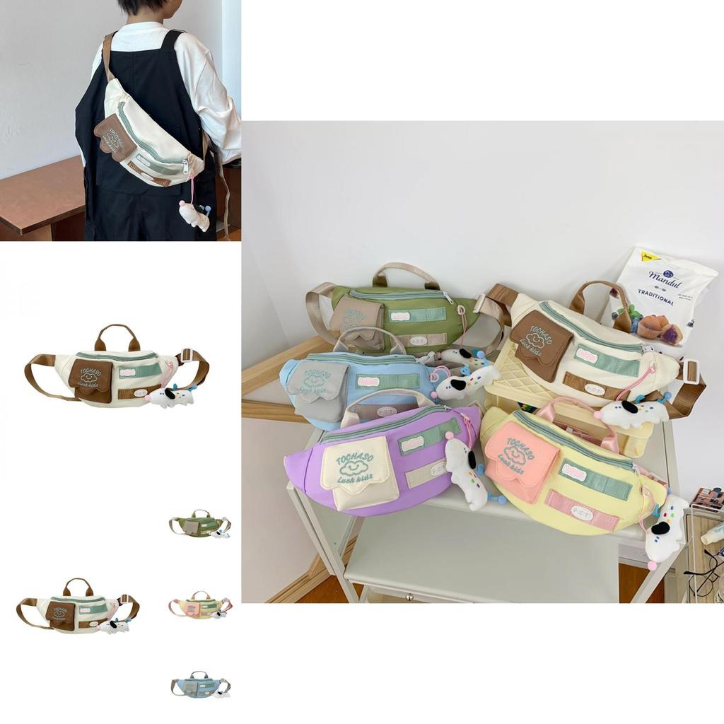 Adorable And Lightweight Nylon Crossbody Bag For Kids Stylish Shoulder Backpack