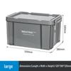 YouSijia Large Plastic Storage Box with Lid and Wheels