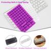 70 Pcs Keyboard Sticker for Long Nails Universal Nail Art Keyboard Bubbles Self-Adhesive Silicone Typing Keycaps for Office Girls Gaming