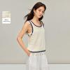 INMAN Bohemian Hollow Stripe Tassel Knit Vest
