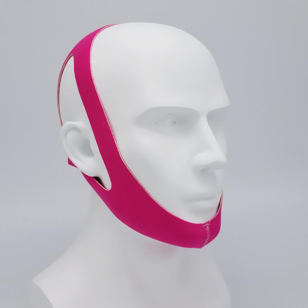 Cinta de Queixo Triangular Antirronco para Suporte do Rosto em V e Correção da Respiração
